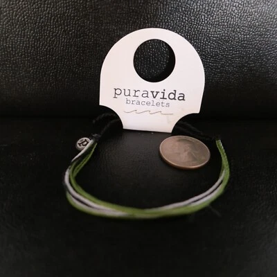 Auténtica Pulsera Puravida Save Elephants Verde Joyería Pura Vida NUEVA Foto 1 de 4