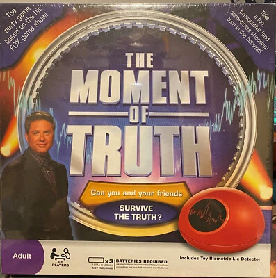 The Moment of Truth party game, Fox, Selchow & Righter - Image 1 of 2