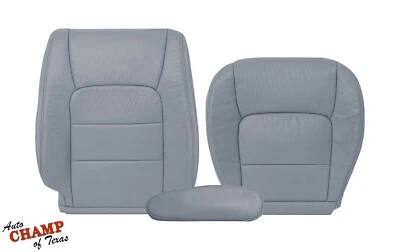 Se adapta a Lexus LX470 1998 A 2002 - Fundas de asiento de cuero completas del lado del conductor gris Foto 1 de 4