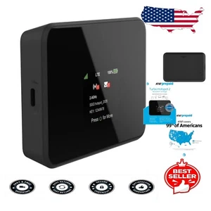 Compact Wi-Fi Turbo Hotspot 2 - 15 Devices, 3000mAh Battery, Parental Controls - Picture 1 of 6