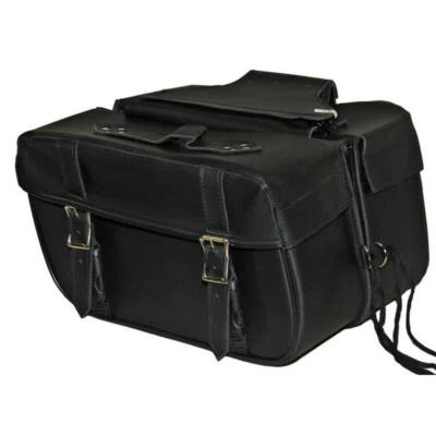 ALFORJAS IMPERMEABLES 15" W X 9" H MANTIENEN FORMA con Cremallera para Kawasaki - KV76 Foto 1 de 2