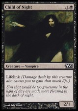 *FOIL* CHILD OF NIGHT NM M12 mtg Black - Creature Com *FOIL*