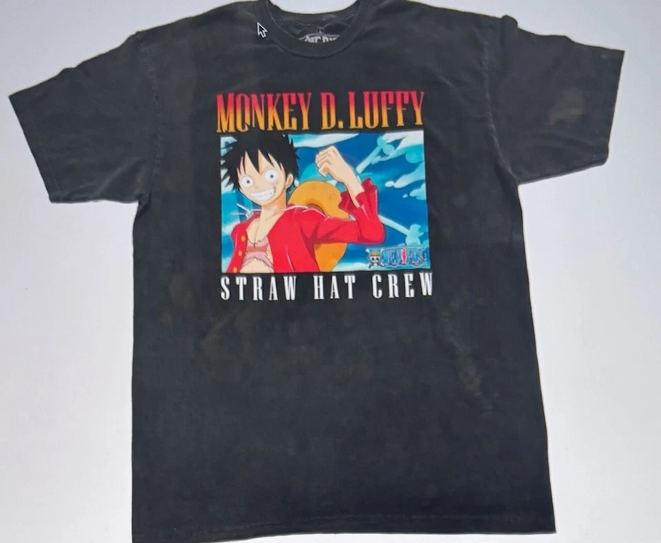 Monkey D. Luffy '90s Men's Black T-Shirt - Image 1 of 1