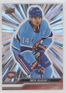2023-24 Upper Deck Series 1 Outburst Silver Nick Suzuki #94