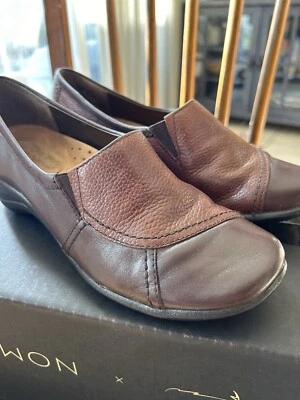 Hush Puppies Casual Brown Shoes-Pre loved - Image 1 of 4
