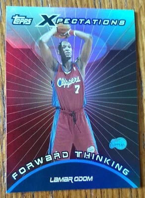 LAMAR ODOM, 2001-02 TOPPS XPECTATIONS, FORWARD THINKING FOIL INSERT #FT3 - Image 1 of 2