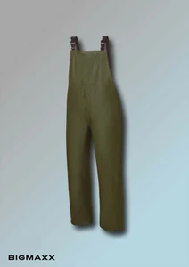 teXXor Lluvia Mono Keitum Pescador Pantalones Altos en Oliva TALLA S Mercancía B - Imagen 1 de 2