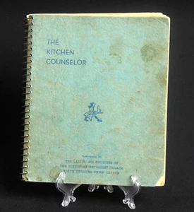 VTG Spiral Cookbook Ladies Aid Societies NY The Kitchen Counselor - Picture 1 of 3