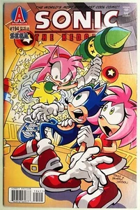 SONIC The HEDGEHOG Comic Book #194 January 2009 First Edition Bagged Boarded FN+ - Picture 1 of 3