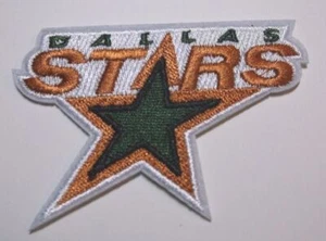 Dallas Sterne gestickter Aufnäher ~ 3 1/2" x 2 1/4" ~ NHL ~ Bügeln Nähen ~ US-Verkäufer ~ Versand KOSTENLOS - Bild 1 von 1