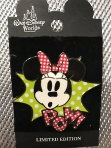 Walt Disney World MINNIE MOUSE POW Limited Edition Pin - Picture 1 of 4
