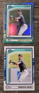 2024 Donruss Liberty Hologram Foil & Base Card Rated Prospect Roderick Arias. - Picture 1 of 3