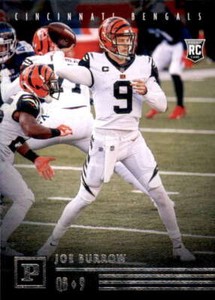 2020 Chronicles Panini #1 JOE BURROW RC Rookie Cincinnati Bengals