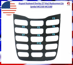 Keypad Keyboard Overlay (27-Key) Replacement for Symbol MC2100 MC2180 - Picture 1 of 5
