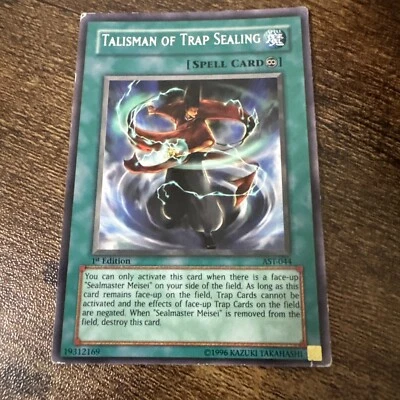 Talisman of Trap Sealing - AST-044 - Rare 1st Edition Yugioh - Image 1 of 3