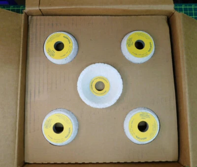 Norton Abrasive Flaring Cup Wheels 3-1/4/2-1/8 X 1-1/4 x 3/4 38A46-l12VB ME21561 - Image 1 of 4