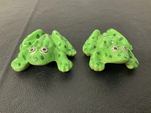 Naughty Anatomical Ceramic Vintage Male and Female Frog pair adult set - Picture 1 of 10