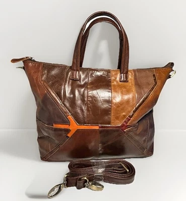 Bolso de Mano Mujer Cobbler Legend Lujo Cuero Diseñador Patchwork Nuevo Grande Foto 1 de 4