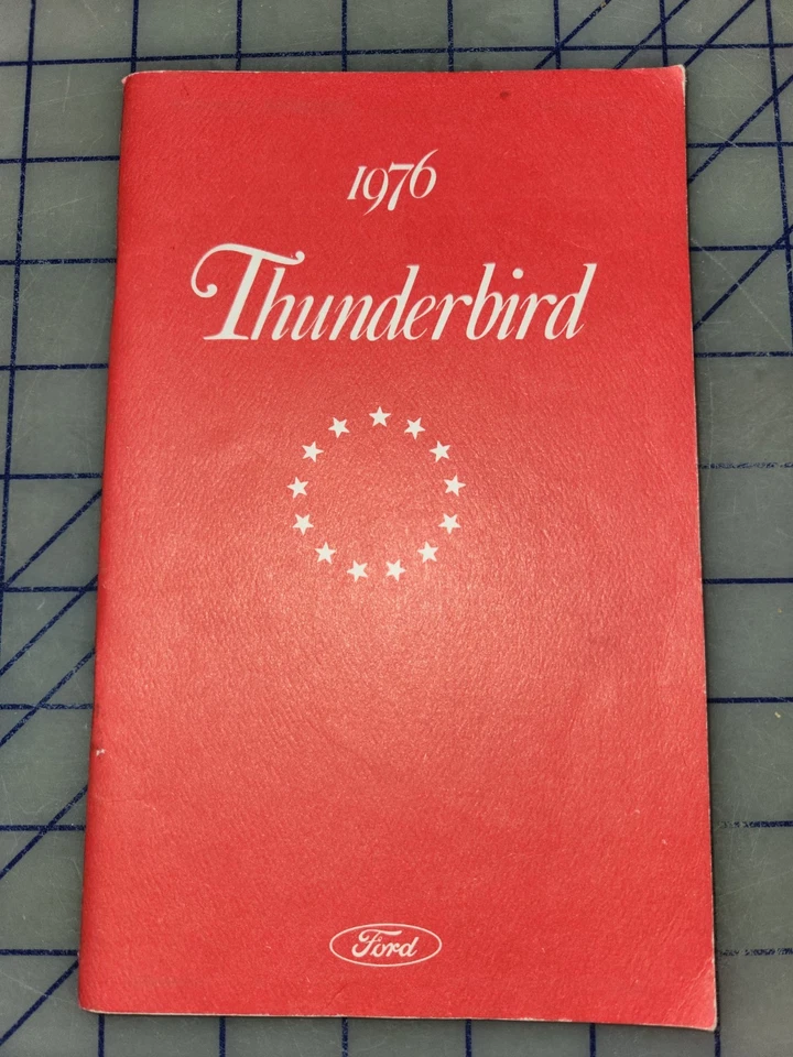 1976 Ford Thunderbird Owners Manual Original Foto 1 de 1