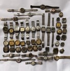 51Scrap Watches Lot Automatic Manual Mixed Brands Seiko Citizen For Parts Repair
