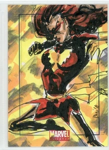 2011 Marvel Universe Sketchafex Sketchkarte 1/1 - Bild 1 von 2