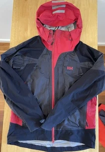 Helly Hansen Helly Tech Waterproof Jacket Men's Medium Full Zip Hooded Ski - Picture 1 of 4