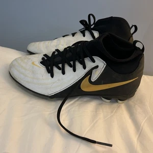 Nike Phantom Luna FG Fußballschuhe weiß/schwarz/gold Y 5 - Bild 1 von 5
