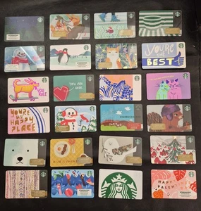 Lot of 70+ Starbucks Gift Cards - 2008 to Present (No monetary value.) - Picture 1 of 3