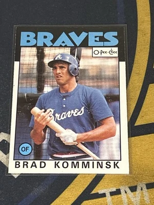 1986 O-Pee-Chee - Brad Komminsk #210 - Image 1 of 2
