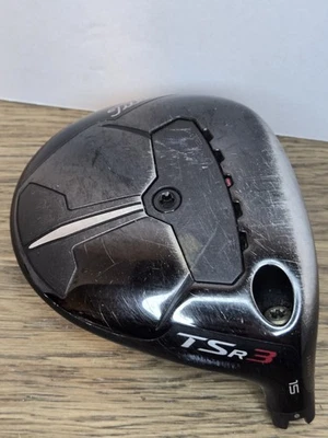 Cabezal de calle de madera Titleist TSR3 15* 3 usado solo TSR-3 15* madera Foto 1 de 4