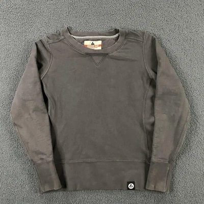 American Giant Sweatshirt Womens Small Gray Crewneck Pullover Made USA Fleece - Image 1 of 4