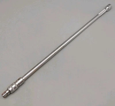 Snap On 🇺🇸 1/4" Drive 12” Long Knurled Chrome LOCKING Extension TMXKL110 USA - Image 1 of 4
