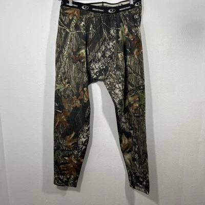 Mossy Oak Pants Men XL Tall Camo Thermal Fleece Base Layer APX - Image 1 of 4