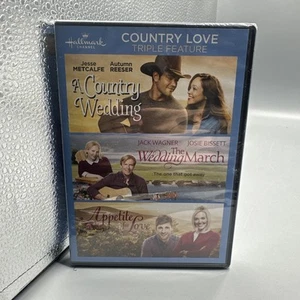 Country Love Triple Feature DVD Used Hallmark Chick Flicks 3 Movies - Picture 1 of 2