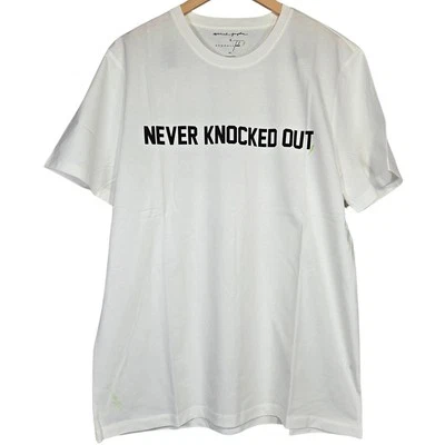 Camiseta Spiritual Gangster X Kendall Toole "Never Knocked Out" Para Hombre Blanca XL NUEVA CON ETIQUETAS Foto 1 de 4