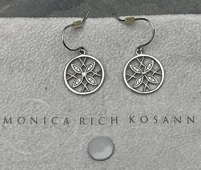 Monica Rich Kosann Sterling Silver Dangle Earrings W/Pouch - Image 1 of 3
