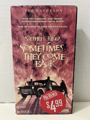 Sometimes They Come Back (VHS, 1994) Horror Blockbuster Rental - Image 1 of 4