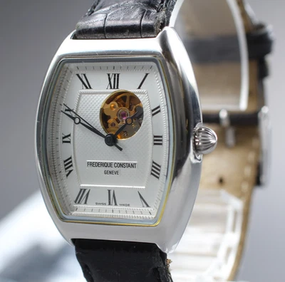 Montre Frederique Constant FC310X3T5/6 cœur ouvert cadran romain à remontage ... - Photo 1/4