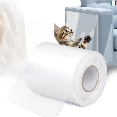 Protezione Graffi Gattoanti, Adesivi Antigraffio Autoadesive Trasparente PVC - Immagine 1 di 4