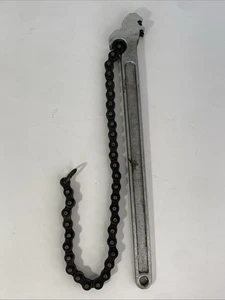Vintage Bluepoint Chain Wrench 15" Handle CW15 USA - Picture 1 of 13