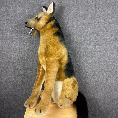 Mellisa & Doug 32" realista pastor alemán peluche perro mascota Foto 1 de 4