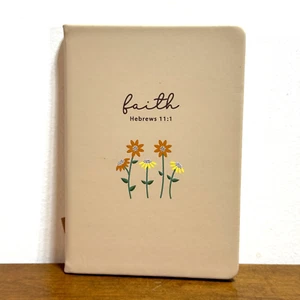 Faith Journal Prayer Bible Study Lined Pages Ribbon Bookmark Faith Hebrews 11:1 - Picture 1 of 2