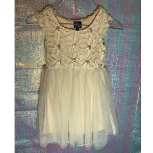 Pink & Violet Sequin Embellished Flower Special Occasion Dress Sz 4 Flower Girl - Picture 1 of 8