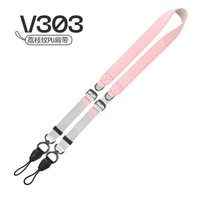 V303 Leather Neck Shoulder Strap for Canon Sony Nikon FUJI Mirrorless Camera - Image 1 of 4