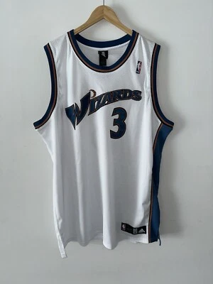 Adidas authentic Washington Wizards Caron Butler Jersey Sz 56 RARE - Image 1 of 4