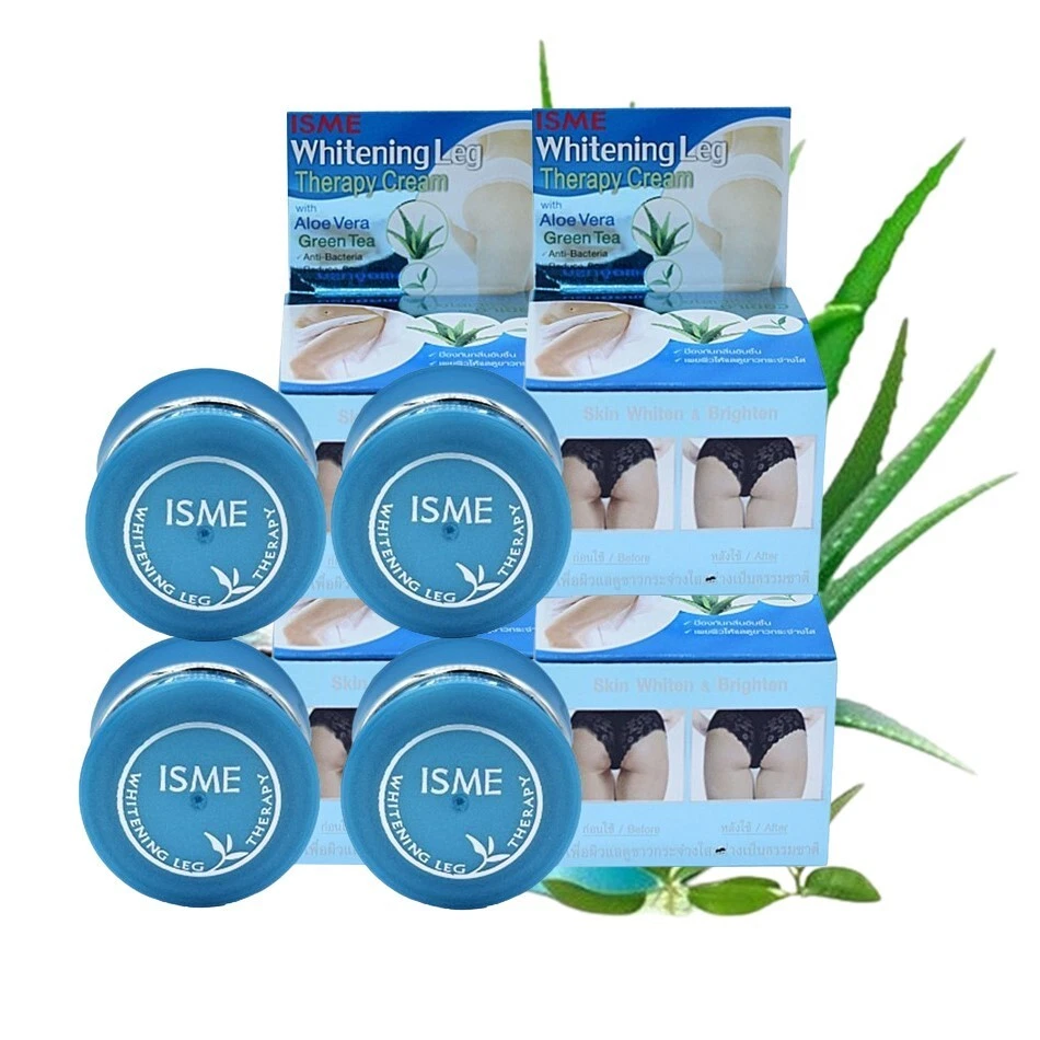 4x Pierna Terapia Blanqueamiento Isme Bikini Codo Rodilla 5g Sexy Crema Antibacteriana Piel Foto 1 de 4