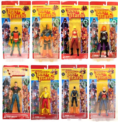 DC DIRECT CONTEMPORÁNEO TEEN TITANS 2005 - 8 figuras Conner Kent, Kid Flash, Ravager Foto 1 de 4