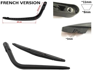 FRANCESE BRACCIO + SPAZZOLE TERGICRISTALLO POSTERIORE PER TOYOTA YARIS 01-06 - Imagen 1 de 13