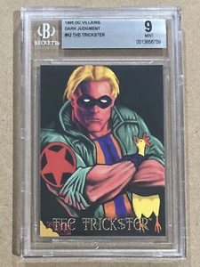 1995 Skybox DC Comics Villains #42 The Trickster Dark Judgment BGS 9 Mint - Picture 1 of 2