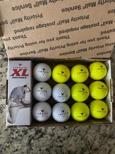 15 Top Flite XL Distance Golf Balls - 3 New Balls, 12 Balls in AAAAA (5A) Cond - Picture 1 of 2